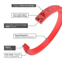 Women’s Stackable Silicone Rings: Luxury Meets Flexibility